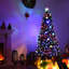 Arbre de Noël pin vert avec changement de couleur / combinaison de fibre optique-53011050