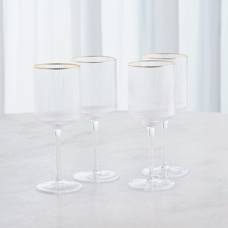 Handmade Red Wine Glass