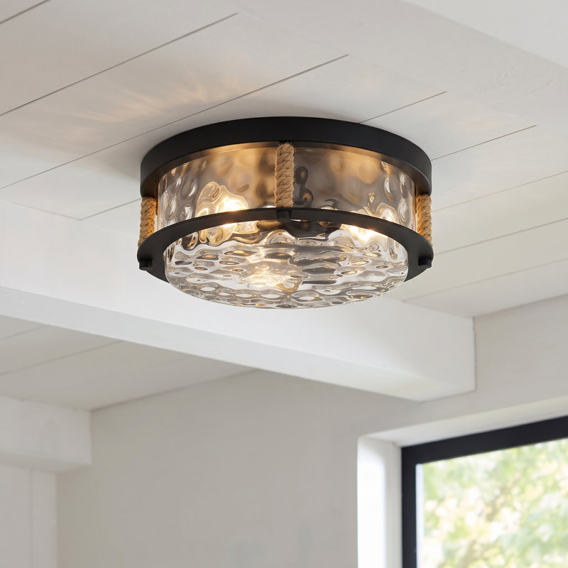 Plafonnier encastré noir mat 3 lumières Baltic