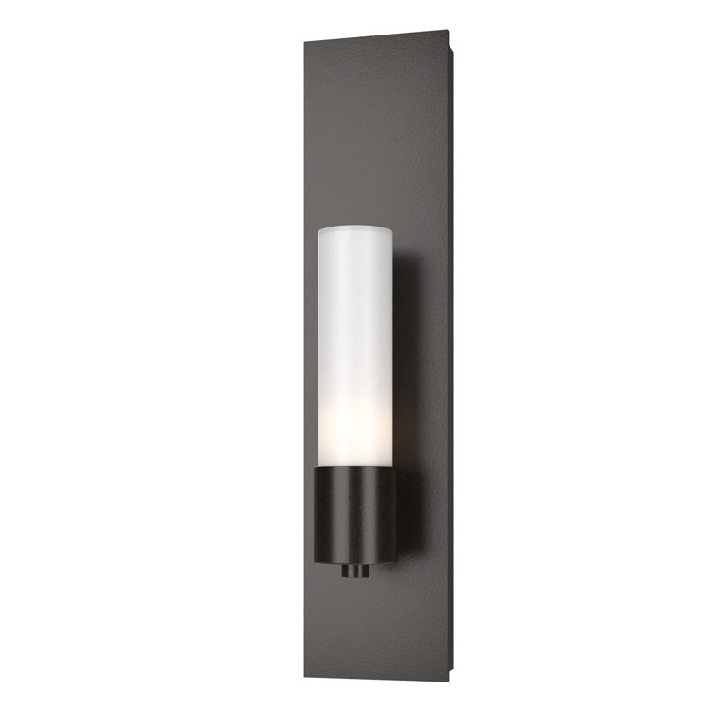 Pillar 1 - Light Armed Sconce, Oil Rubbed Bronze, Opal
