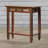 Oak and Slate Solid Wood Tile Recliner Wedge Table in Rustic Oak