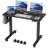 Electric Height Adjustable Standing Desk With 4 Lockable Casters-1234147535-1234147534
