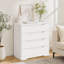 Commode 4 tiroirs Basanti, conception sans main-695738575