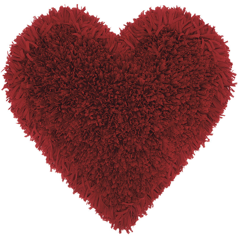  Housse et insert de coussin fantaisie, Rouge riche