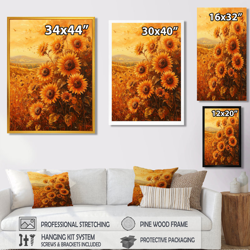 Dorta - impressions sur toile florales, Noir, H 20 po x l 12 po, Reproduction encadrée d'une seule photo