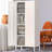 Storage Cabinet With Adjustable Shelves, Magnetic Door Stopper, Aluminum Alloy Handles-1205960302