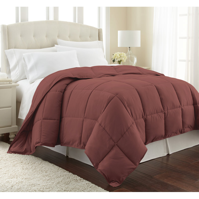 Édredon en duvet synthétique Southwest Fine Linens, Édredon grand, Marsala