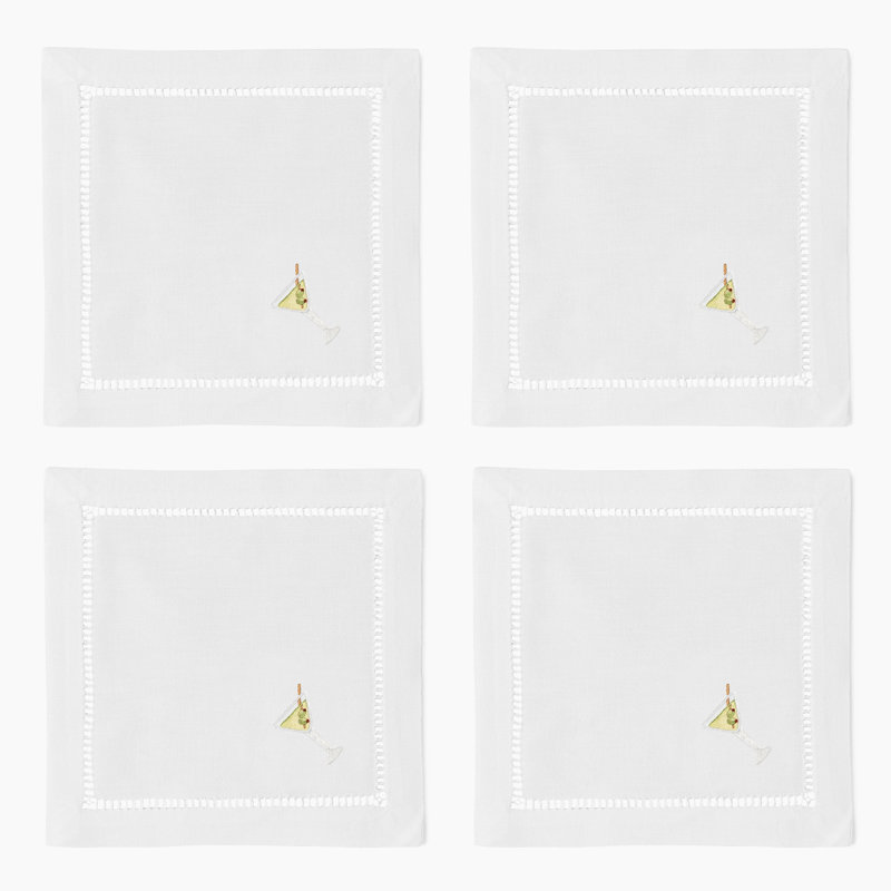 Dirty Martini Cocktail Napkins