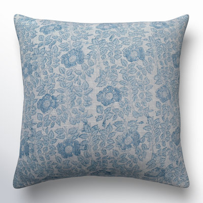 Tallie Floral Linen Pillow Cover