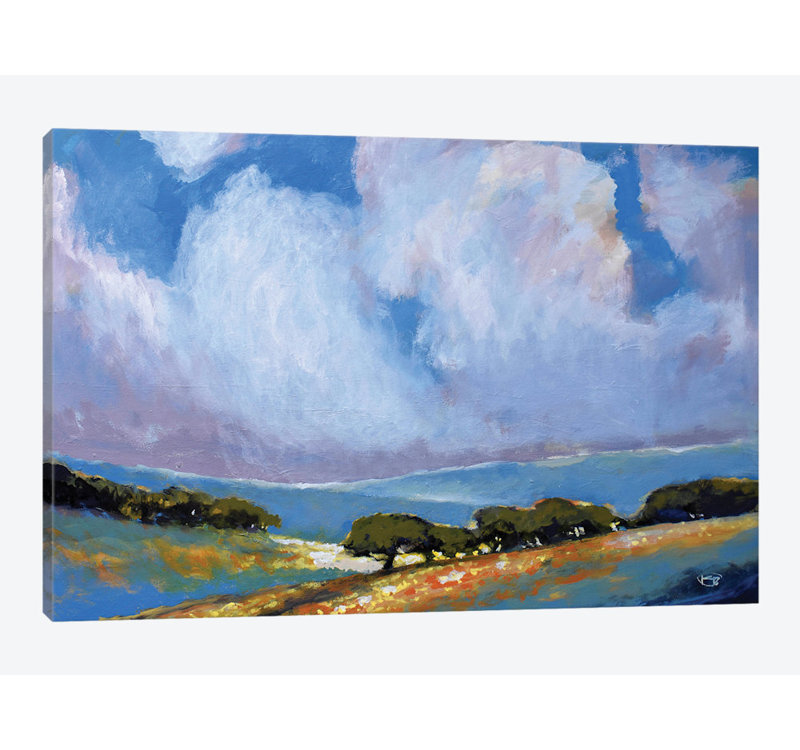 «Spring Clouds» par Kip Decker, reproduction sur toile, H 12 po x l 18 po x P 1,5 po