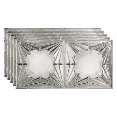Panneau de plafond décoratif en vinyle 2 pi x 4 pi FASÄDE Art Deco