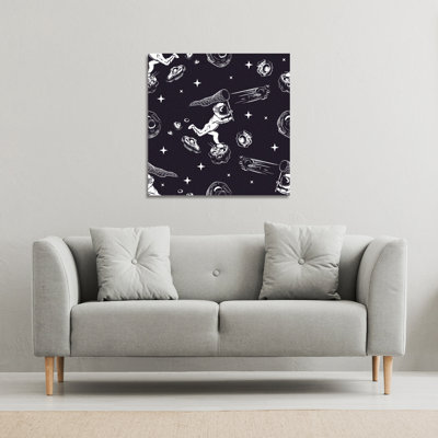 No Title by Andrew Lee - Wrapped Canvas Print