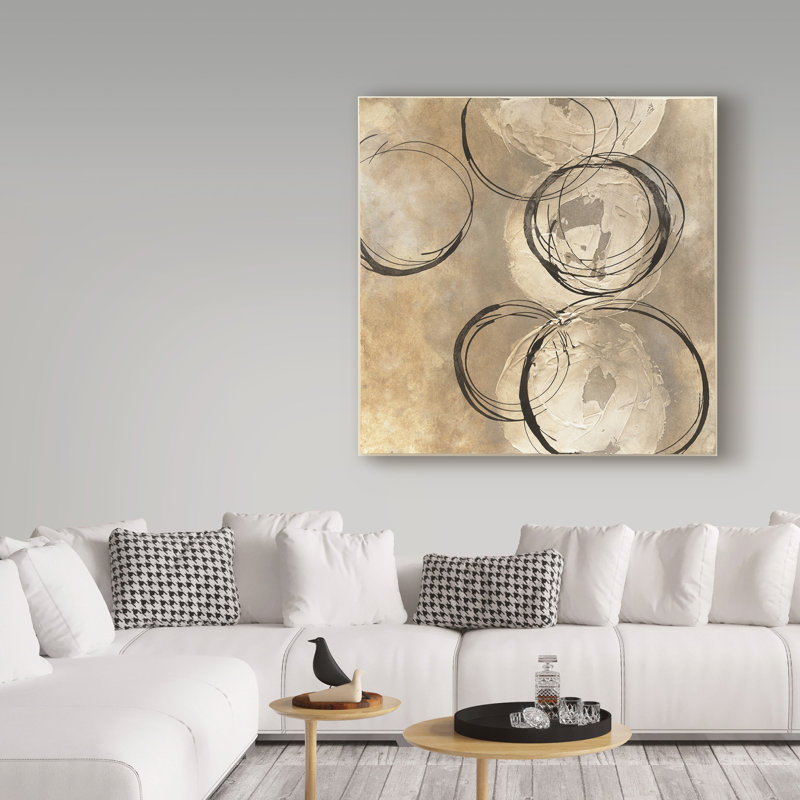 « circle », reproduction sur toile tendue, H 14 po x l 14 po x P 2 po
