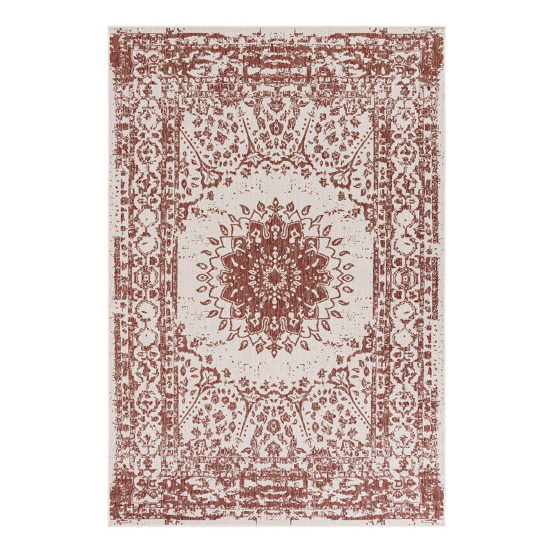 Ornate Lamotte Indoor/Outdoor Area Rug, Rectangle 6'1" x 9'