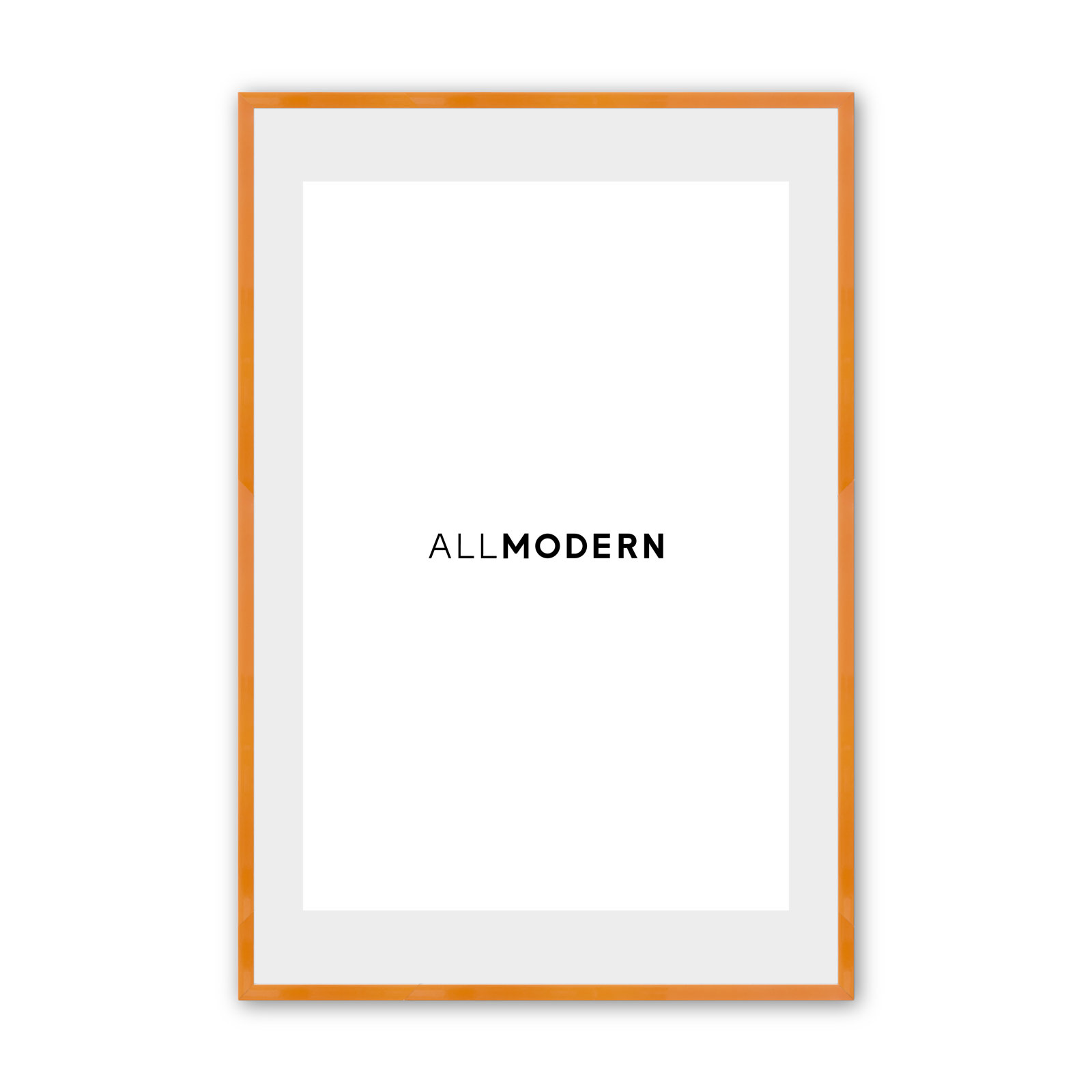 Willin Solid Wood Picture Frame with Mat, 13.75" W x 17.75" H, Polished Chrome