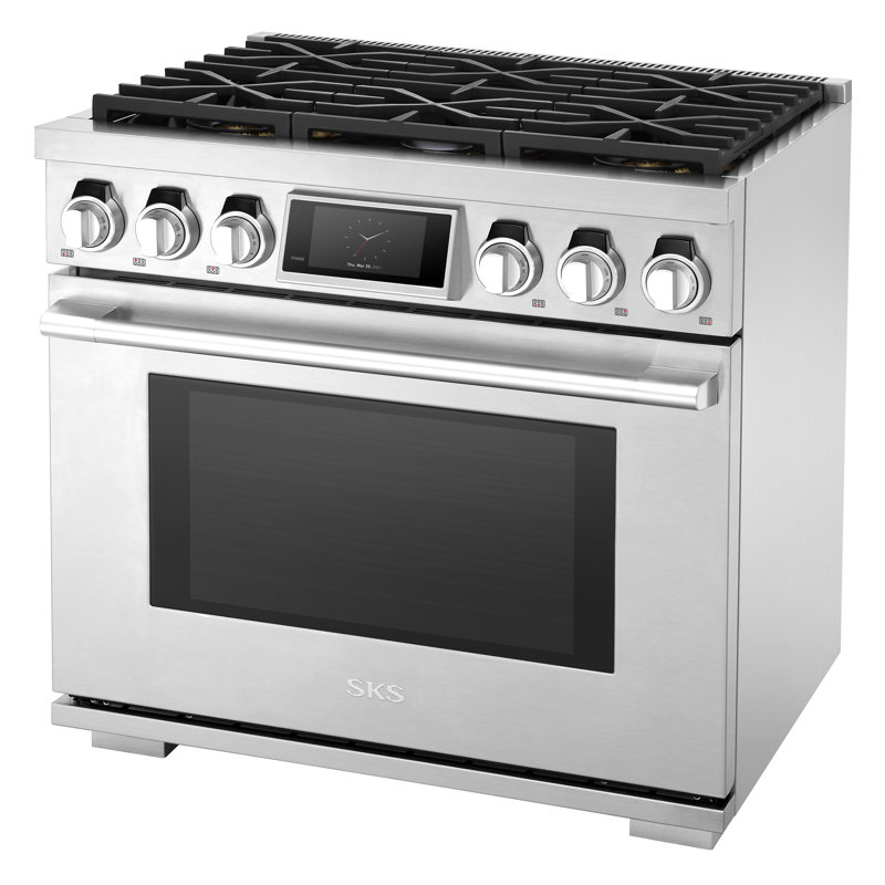 36-Inch Gas Pro Range With 6 Burners