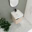 Ensemble de meuble-lavabo simple 18 po avec comptoir en céramique