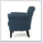 Luxueux fauteuil club rembourré au design élégant et aux sièges confortables, parfait pour les salons et les chambres modernes.