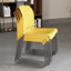 Chaise empilable à dossier plein avec base thermolaquée Oliverson d'une capacité de 880 lb.-829525250-829525252