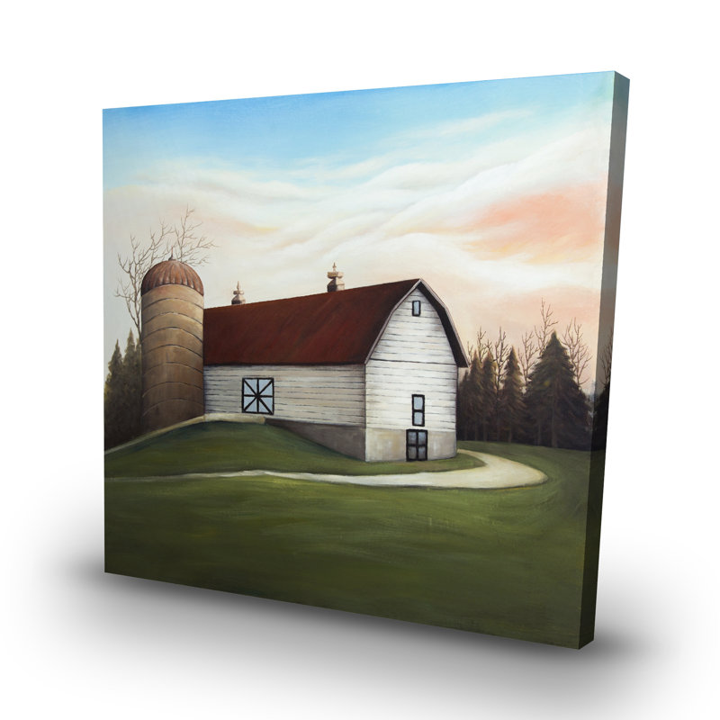 barn - 32"x32" art on canvas