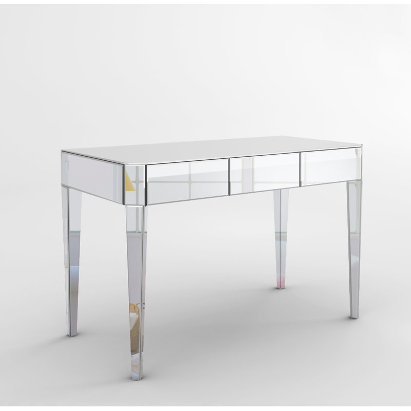 48'' Glass Top Console Table