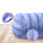 Cheer Collection Faux Fur Bolster Pillow-74167505