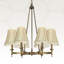 Royal Designs, Inc. BSO-704FC-6BG-6, abat-jour de base en forme de cloche véritable avec pince à flamme, 3,5 x 6 x 6,25, beige, paquet de 6-59771301