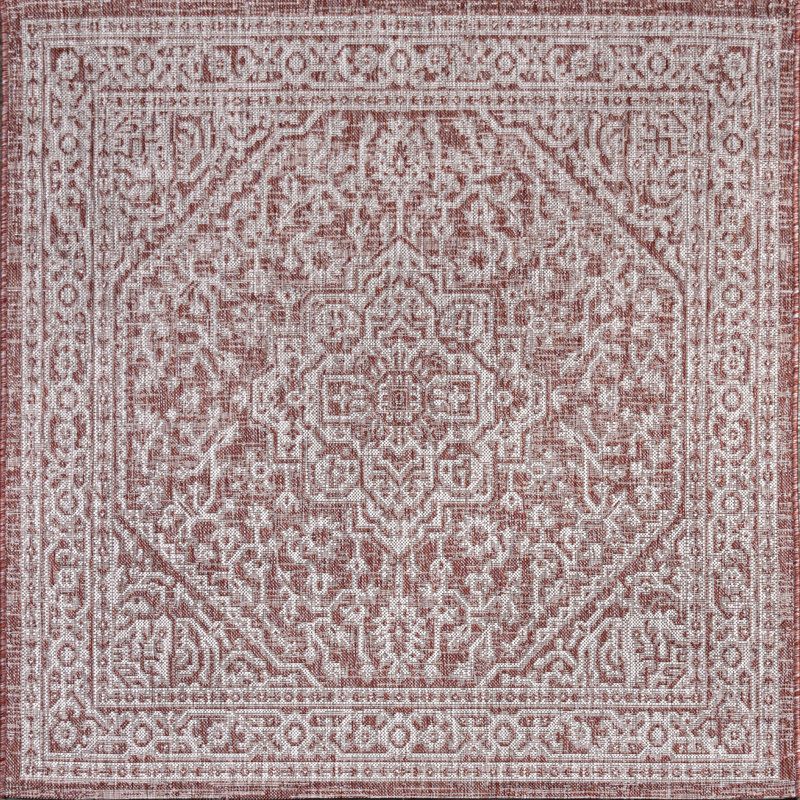 Tapis intérieur / extérieur Moten, Carré 7 pi 9 po