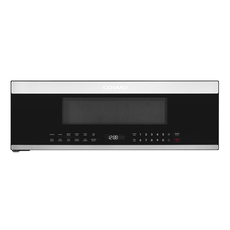 Cosmo 30 in. Stellar Collection 1.2 cu. ft. Slim Over the Range Microwave with Automatic Presets, Soft Touch Controls