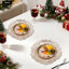 Ensemble de 24 assiettes décoratives en plastique 12,6 po pour assiettes décoratives multicolores-87441580