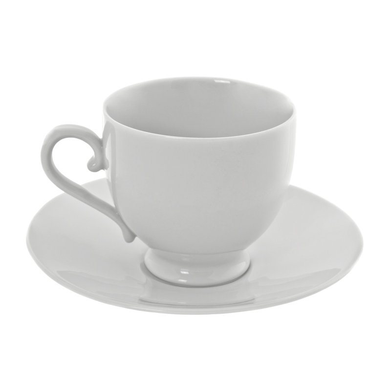 Hannahjo Porcelain Teacup and Saucer