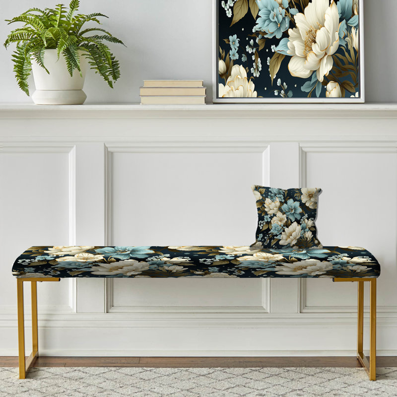 Victorian Elegance - Motif cachemire blanc
