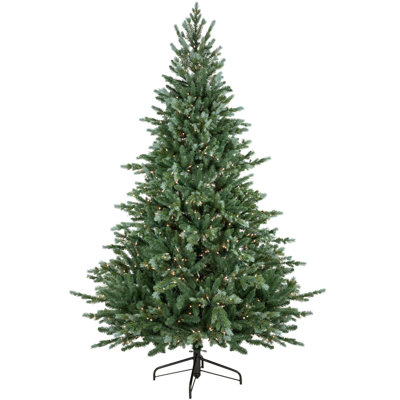 Lighted Artificial Spruce Christmas Tree