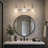 3-Light Modern Dimmable Bathroom Vanity Light with Dimpled Glass Shades-95373238