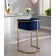 Hani Upholstered Counter Stool with Metal Frame