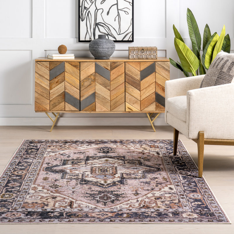  Tapis lavable à la machine Fonia SplashGuard, Rectangle de 5 pi x 8 pi
