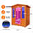 3-4 person outdoor sauna room
