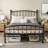 Queen Bed Frame With Headboard And Footboard Metal-1103081336