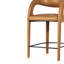 Hawkins Upholstered Bar Stool with Solid Wood Frame with Metal Frame-662965986-662965985