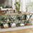 3-Tier Entryway Table with X-Shaped Metal Frame Hallway Table with Storage, Narrow Foyer Furniture Behind Sofa for Living Room, Brown-1389172280-1389172286-1389172285