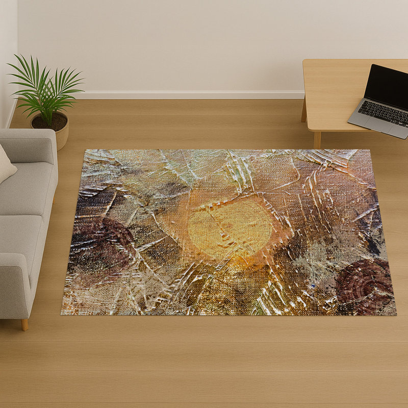 Geometric Area Rug, Rectangle 140 x 200 cm