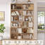 (Ensemble de 2) Bibliothèque standard H 73 "avec portes et 8 tablettes ouvertes-33893615