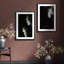 Art mural encadré, rétro, antique, classique pour chambre à coucher - 24 po x 36 po x 2 panneaux-865697602-865697603