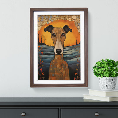 Greyhound Symbolism No.2 - Framed Print