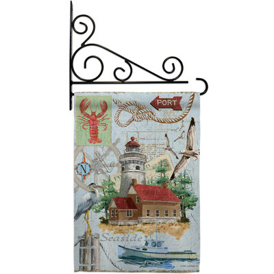 Double Sided 18.5'' H x 13'' W Polyester Flag Set