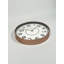 Horloge murale décorative en bronze, 11,8 pouces de diamètre | Corps 100% plastique, couvercle en verre véritable, épaisseur: 1,8 po | Conception élégante pour la décoration de la maison et du bureau, parfaite pour le salon ou la cuisine-105527859