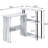 Rectangular Writing Desk With Side Shelf (Not Including Office Chairs)-682871619