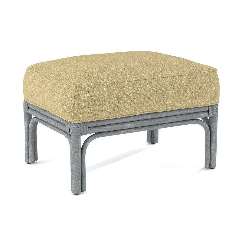 Boca Ottoman, Brown Geometric, 0456-33, Nickel