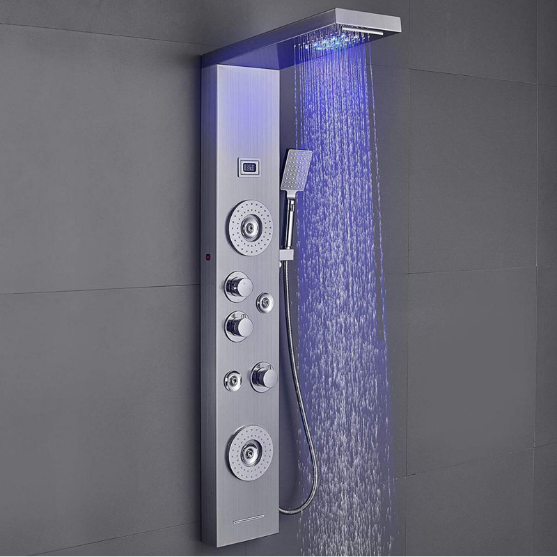 44'' Shower Panel with Fixed Shower Head