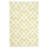 Crawford Hand Woven Flat Weave Wool/Cotton Geometric Rug in Ivory/Light green-17572013